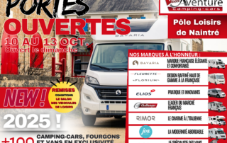 Portes Ouvertes chez Vienne Aventure du 10 au 13 octobre avec plus de 100 camping-cars, vans et fourgons aménagés !